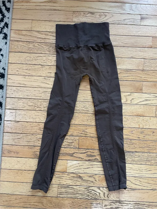 FP Movement Brown Ribbed Leggings - Image 3