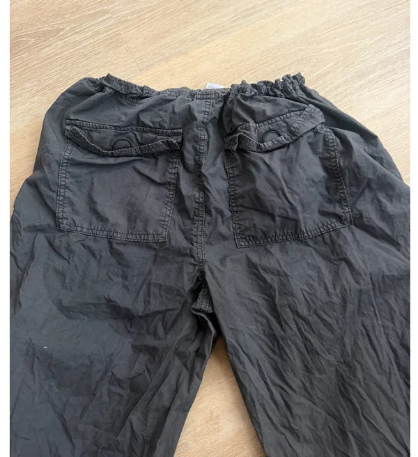 Garage Washed Black Cargo Parachute Joggers - Image 8