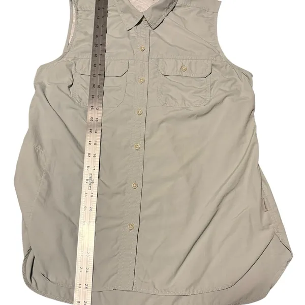 Eddie Bauer Women’s Travex Mountain Ripstop Sleeveless Shirt Seafoam Green S - Image 7
