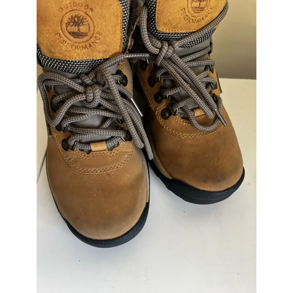 Timberland Hiking Boots Sz 6 Suede Rugged Waterproof Nature Outdoors Laceup Walk - Image 9