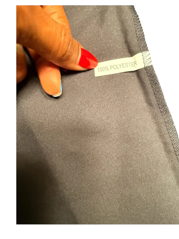 Prada Dark Charcoal Polyester Dust Bag - Image 3