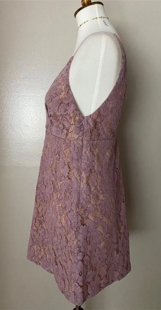 Night Shimmers Velvet Mini Dress - Image 7