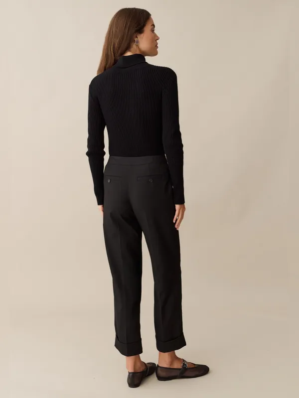 NWT Few Moda Seren Pant size 2 black crop dress pants Kourt - Image 3
