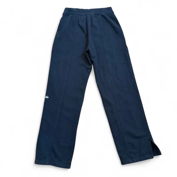ALO black High-Waist Free Time Straight slit Leg Sweatpants - Image 2