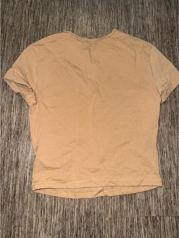 Cut open crop top Orange Size XS - Image 2