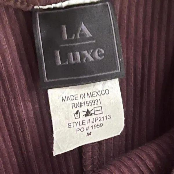 Vintage LA Luxe Brown off the shoulder jumpsuit Size Medium - Image 5