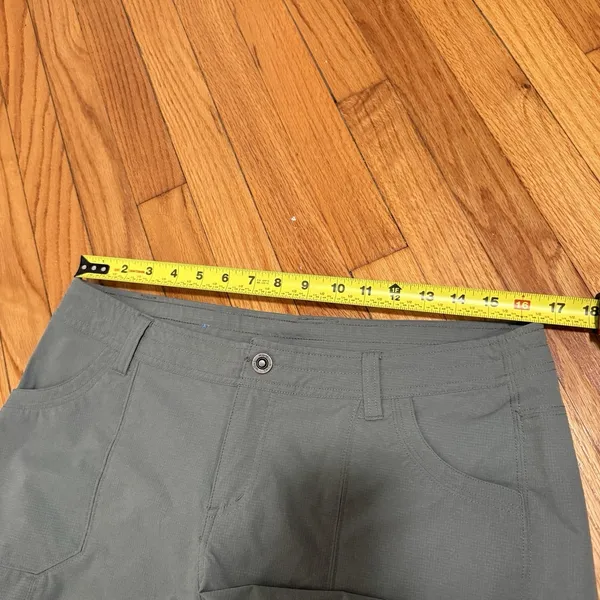 Kuhl Horizn 5in Ripstop Outdoor Hiking Green Shorts Size‎ 12 Women - Image 8