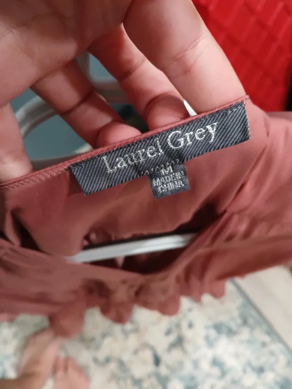 Laurel gray blouse Pink Size M - Image 4
