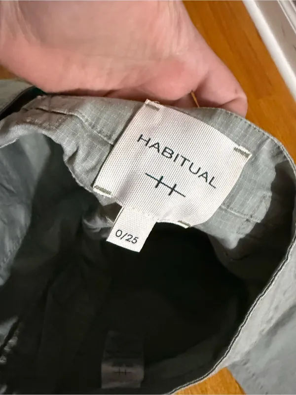 Habitual Sage Green Ripstop Pants Size 0/25 - Image 3
