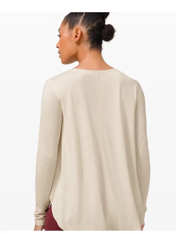 Lululemon Draped Bum Covering Long Sleeve - Image 3