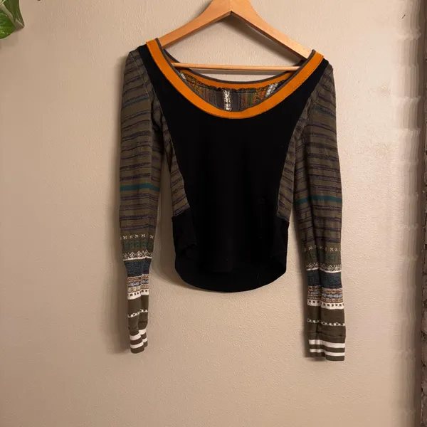 FREE PEOPLE Sweet Gal‎ Colorblock Knit Thermal - Image 3