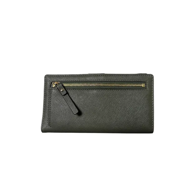 Kate Spade Green Leather Bifold Wallet - Image 3