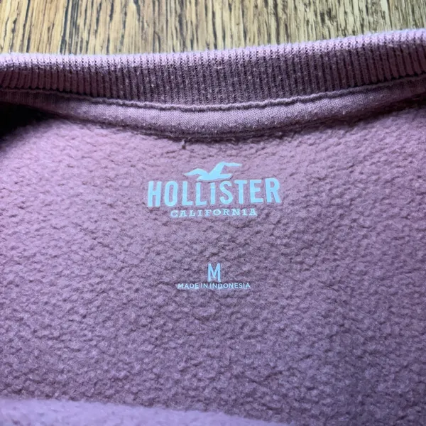 Hollister Vancouver British Columbia Graphic Sweatshirt Mauve Pink Womens Medium - Image 2