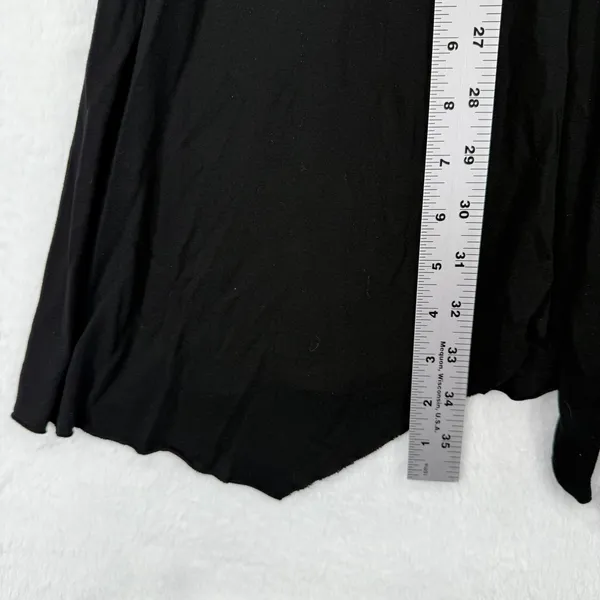 AllSaints Jayda Jersey‎ Dress Black Sleeveless Tie Waist Casual Womens Small - Image 4