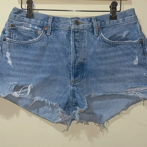 Womens Agolde Parker Vintage Cut Off Short in Swapmeet - Image 6