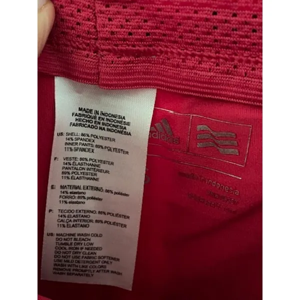Adidas Pink Print Golf Tennis Pickleball Skort Pockets Small NWT - Image 8