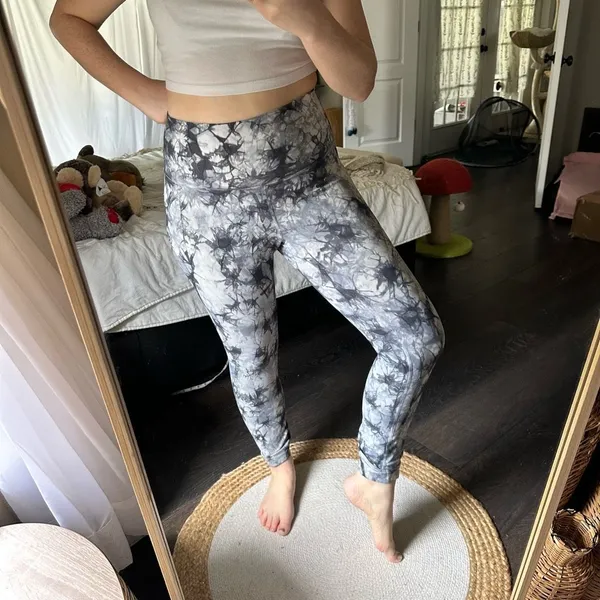 Lululemon Women’s 8 Wunder Under Hi Rise 7/8 Tight Dual Shibori Luxtreme - Image 2