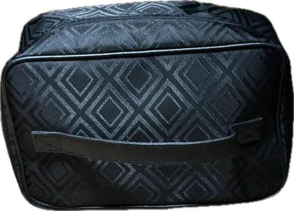 Estée Lauder makeup bag black diamond print - Image 2