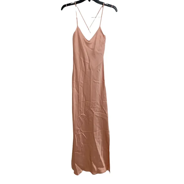 Topshop Cowl Back Satin Blush Slipdress size 4‎ NWT - Image 3