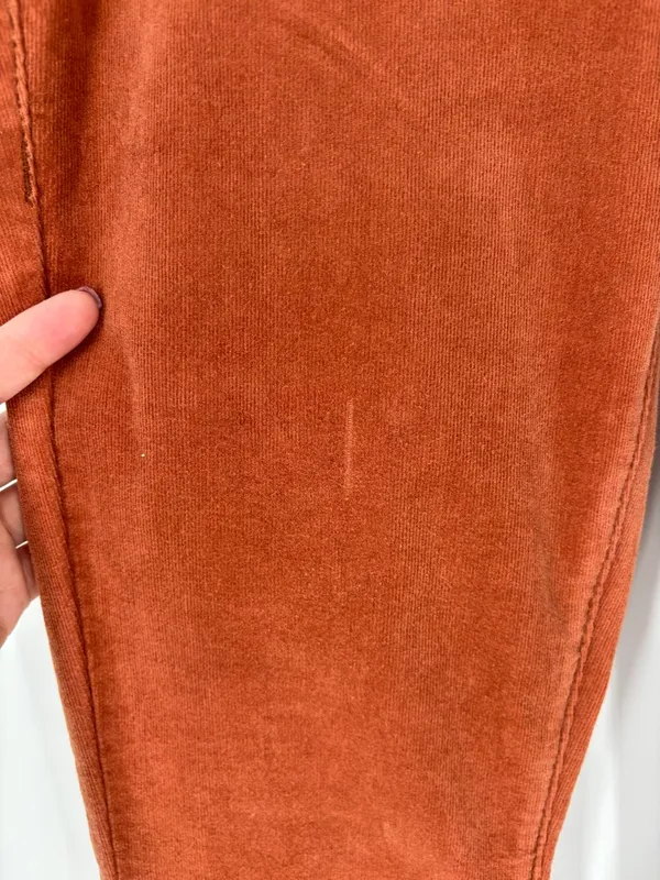 Rock & Roll high row rust corduroy high row button flare new 28 x 34 - Image 5