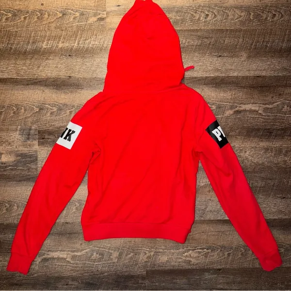 Victoria’s Secret PINK Jacket Women’s Size Large Red/Black/White - Image 10