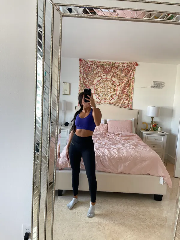 Purple Sports Bra Size XS - Image 5