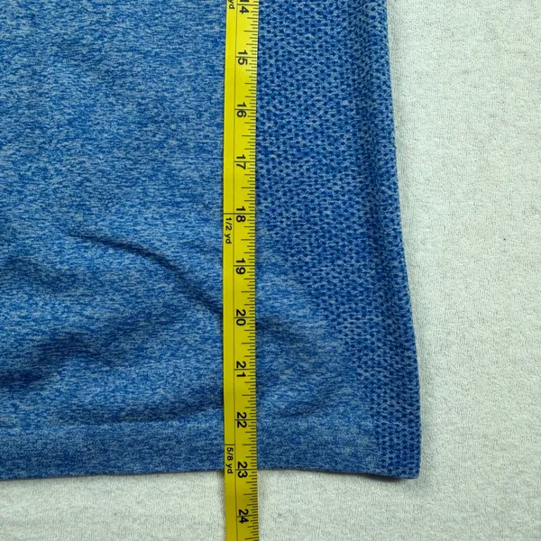 Gymshark Vital Seamless Long Sleeve Top Women’s S Blue Marl Thumbholes Workout - Image 7