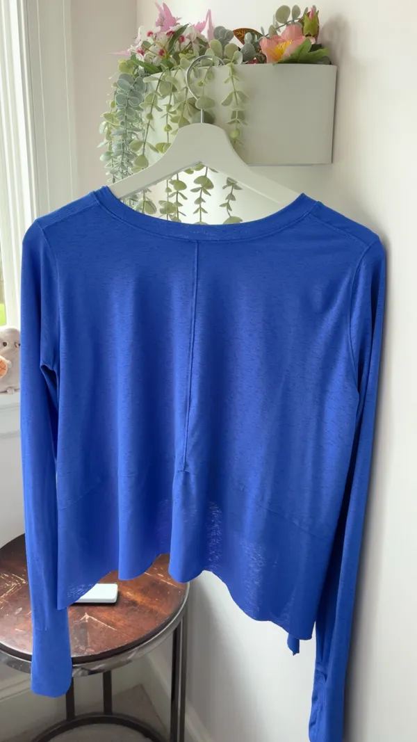 free people blue long sleeve top  - Image 3