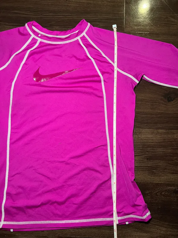 Nike Swim Long Sleeve Rashguard Size Medium - Image 6