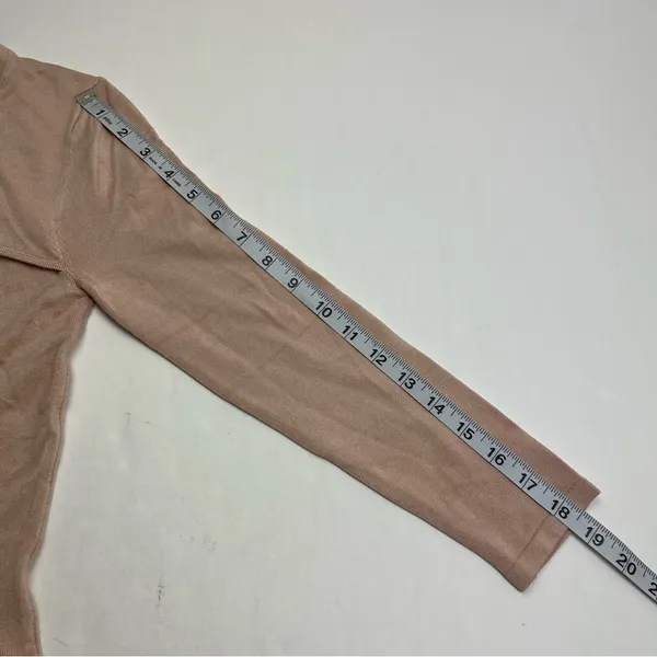 L'Agence Jocelyn 3/4 Sleeve Cutout Sweater Blush‎ Pink Womens Stretch Small NWOT - Image 8