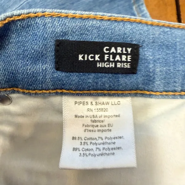 Veronica Beard Carly Kick Flare High Rise Jeans Womens Size 26‎ Lakeshore Wash - Image 8