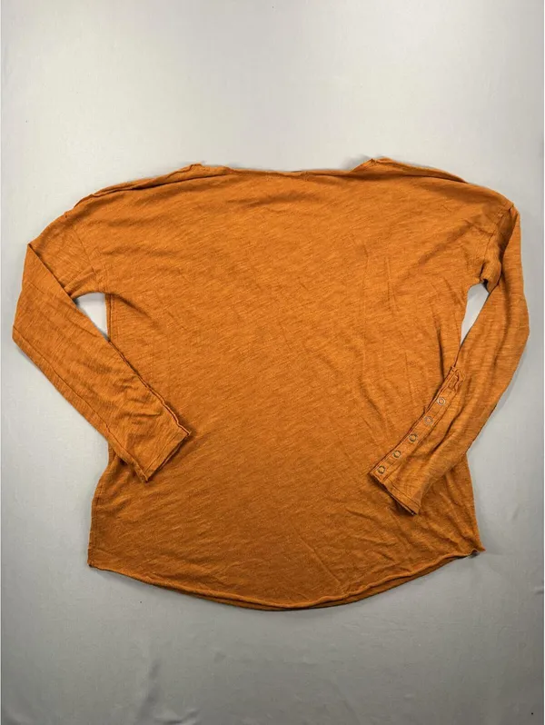 Free People | XS | Rust Sienna Snap Sleeve Tee - Image 6