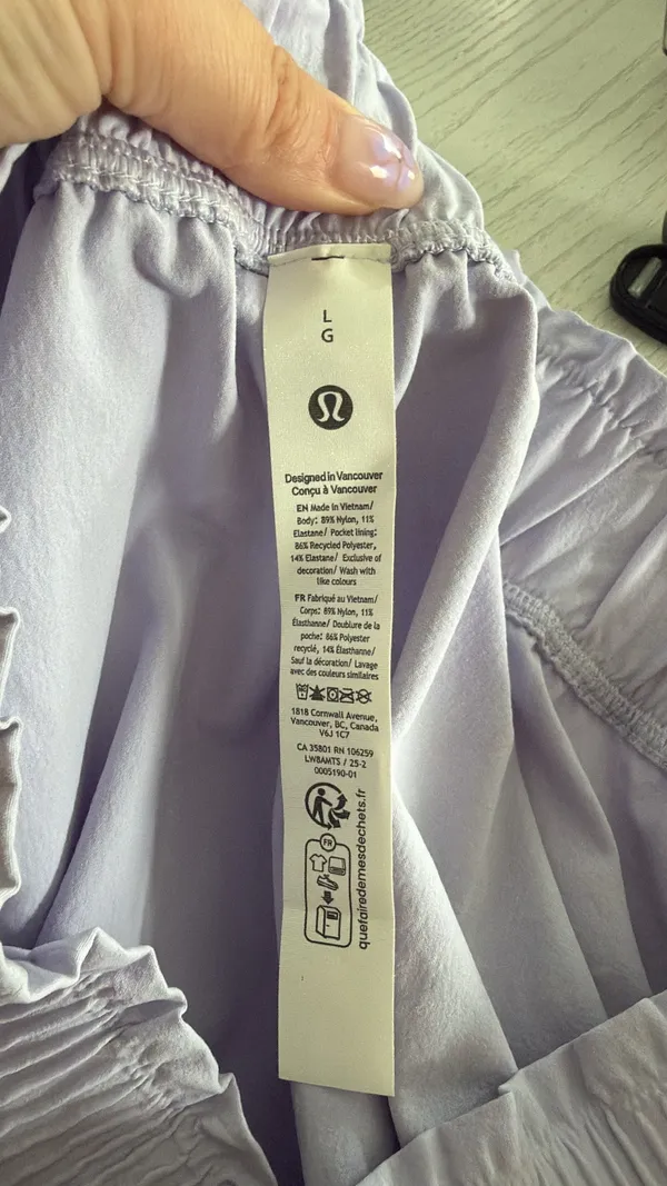 Lululemon Large Stretch Woven Ruffle-Waist Midi Skirt - Image 8