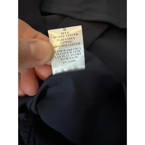 Pretty Garbage Navy Blue Women's Pleated Mini Skirt Sz S NEW - Image 10