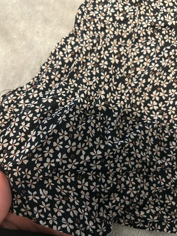 Brandy Melville Floral Halter Crop Top - Image 2