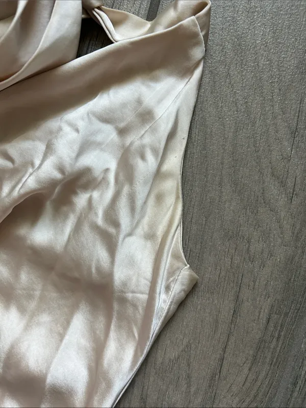 Hello Molly Cream Halter Maxi Dress - Image 4