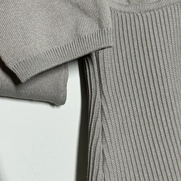 Aritzia Sculpt Knit Empire Longsleeve Longsleeve corset top sweater XS - Image 8