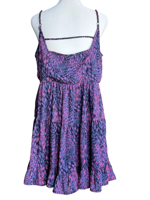 Buddy Love The Hillary Pink & Purple Mini Dress Sz‎ L - Image 5