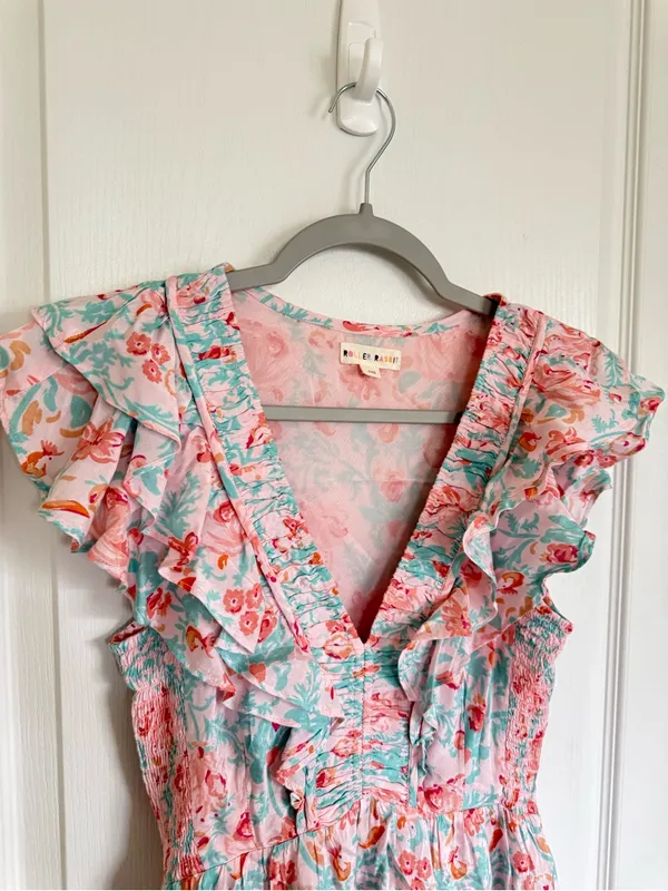 Roller Rabbit Amandine Ondika Floral Minidress - Image 3