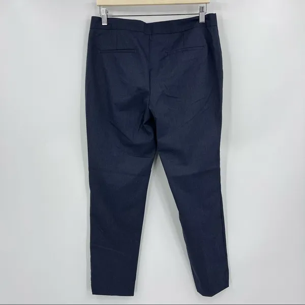 Zara Basic Women's Size 6 Career Office Navy Trouser Pants Polyester‎ Blend - Image 2