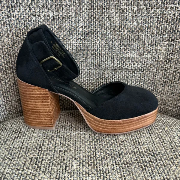 House of Harlow Tanner Heeled Sandal‎ Size 7 1/2 EUC Platform - Image 6