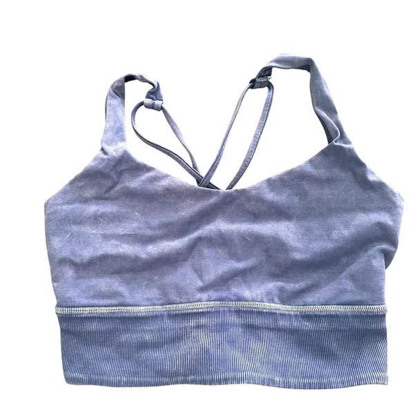 LULULEMON Free To Be Sports Bra Midnight‎ Orchid Sz 6 - Image 2