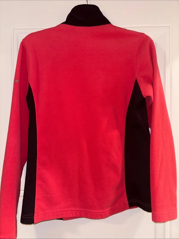 Columbia Pink and Black Jacket Women’s Size Small - Image 2