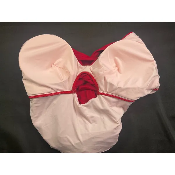 Cupshe Red Twist Front Keyhole Ruched One Piece Swimsuit 1X DGA12E5A017EE‎ - Image 3