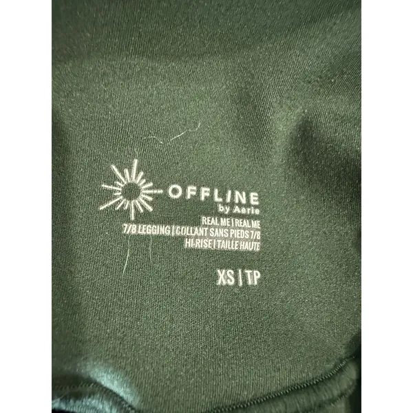 OFFLINE‎ by Aerie Real Me High Rise 7/8 Leggings Forest Green Womens XS - Image 5