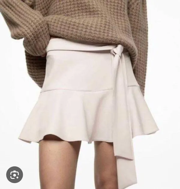 ZARA Beige Skort - Image 4