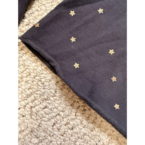 Spiritual Gangster Star Cropped Sweatshirt Metallic Rose Gold Celestial S - Image 9