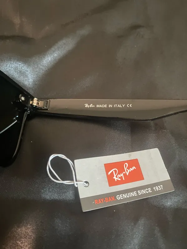 Ray-Ban Blaze Wayfarer Blue Mirror Shield Sunglasses RB4440 - Image 4