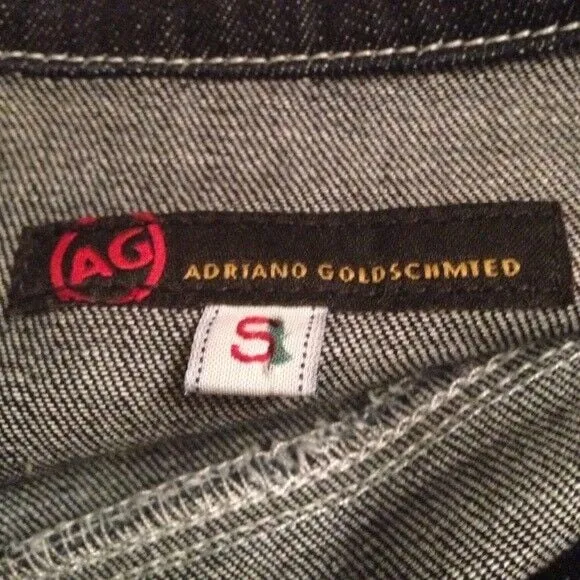 AG Adriano Goldschmied The Marilyn Denim Shirt Mini Dress Y2K Indie Sleaze - Image 5