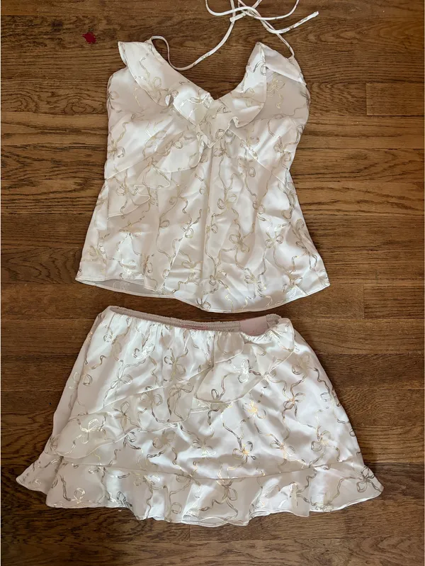 Loveshackfancy x PINK Satin Set - Image 4